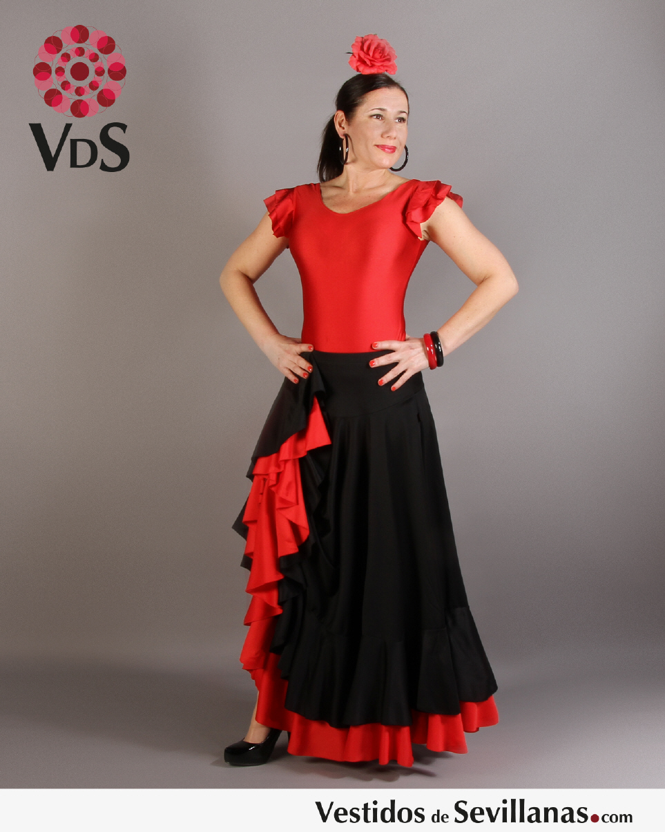Falda baile flamenco - Trajes de flamenca - Imagen de propiedad intelectual y autor - VdS@All Rigths Reserved