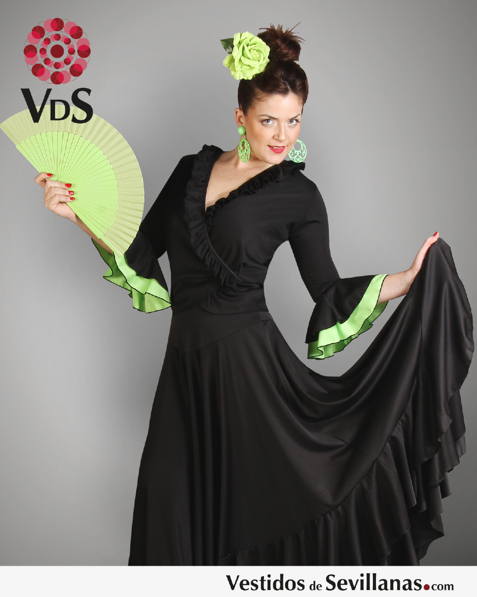 Falda baile flamenco - Trajes de flamenca - Imagen de propiedad intelectual y autor - VdS@All Rigths Reserved