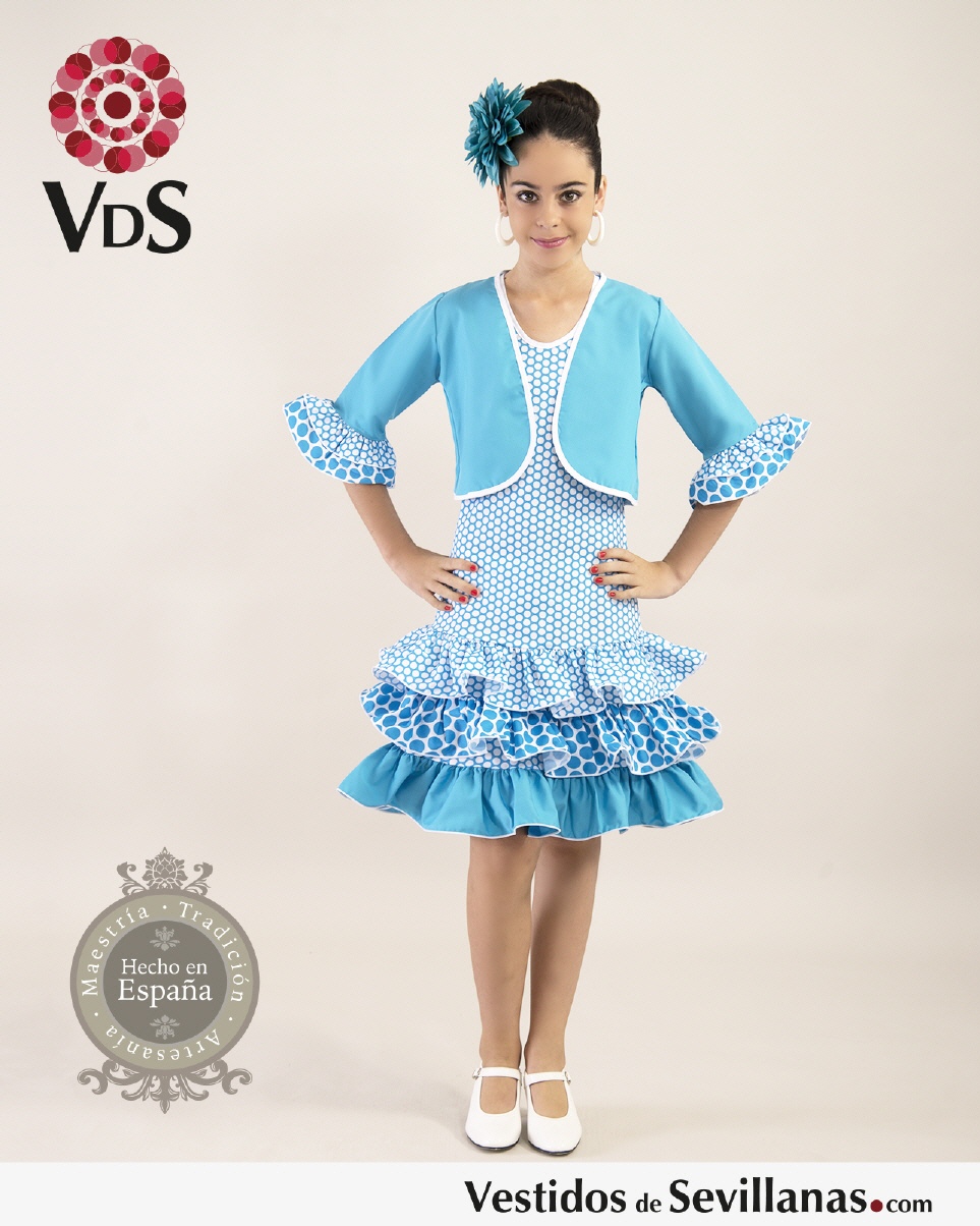 Traje de Flamenca M&Aacute;LAGA corto_3col