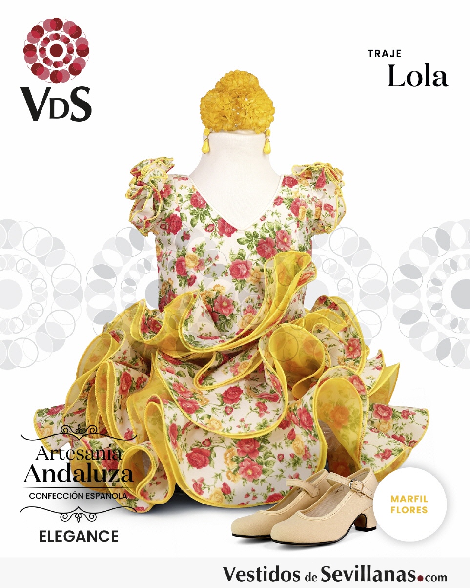 Traje de Flamenca LOLA Organd&iacute; (T.4)_3col