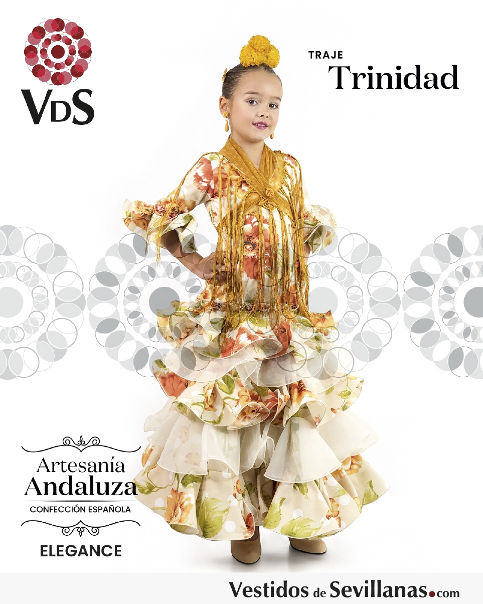 Traje Flamenca TRINIDAD largo Organd&iacute;_3col