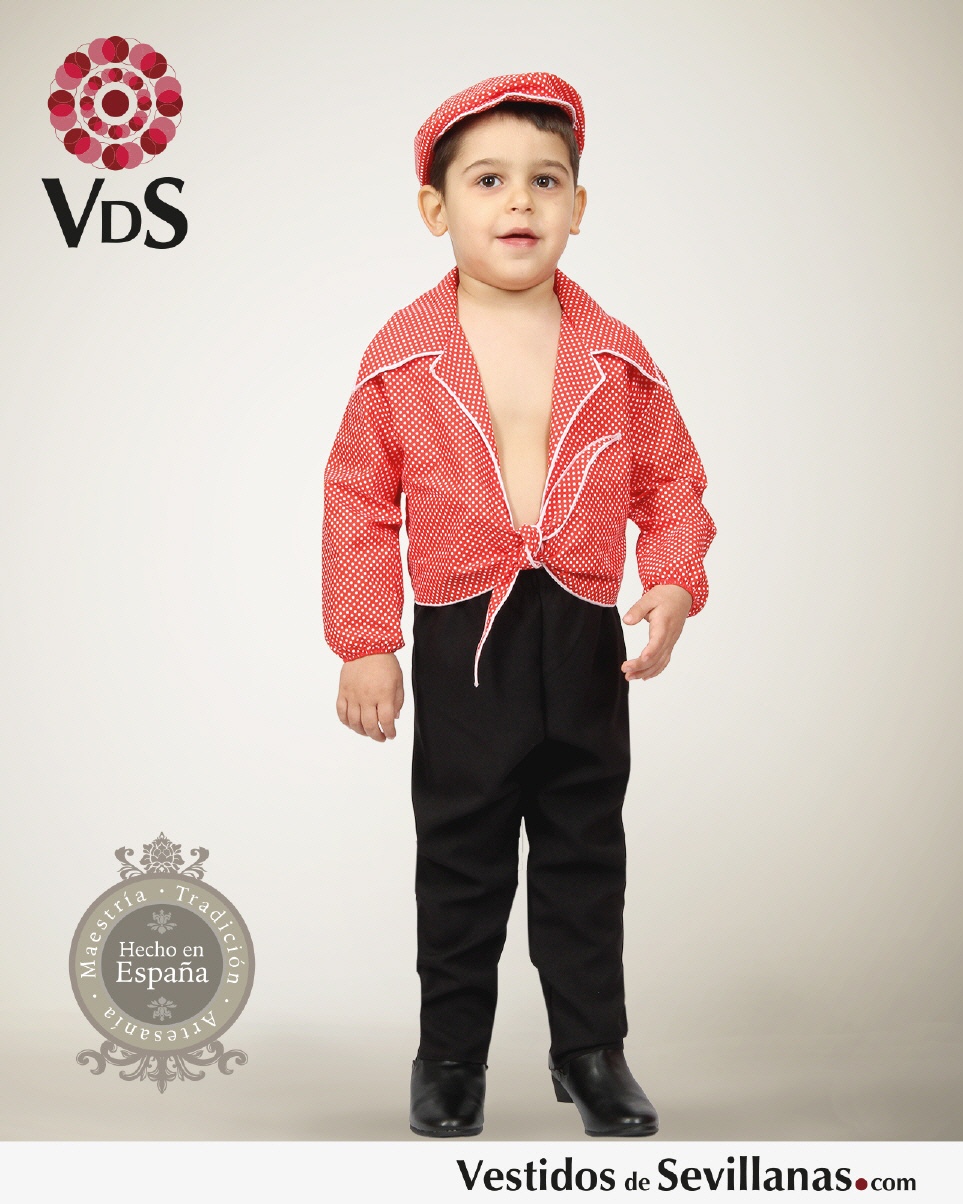 Traje Flamenco para Ni&ntilde;o GITANILLO (T.6)_3col