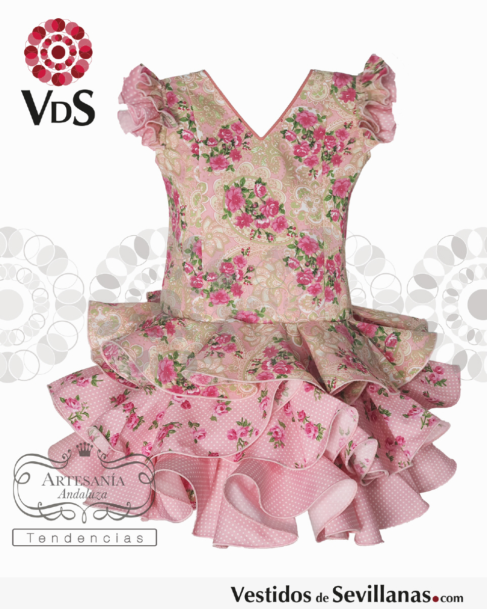 Trajes de flamenca en color rosa