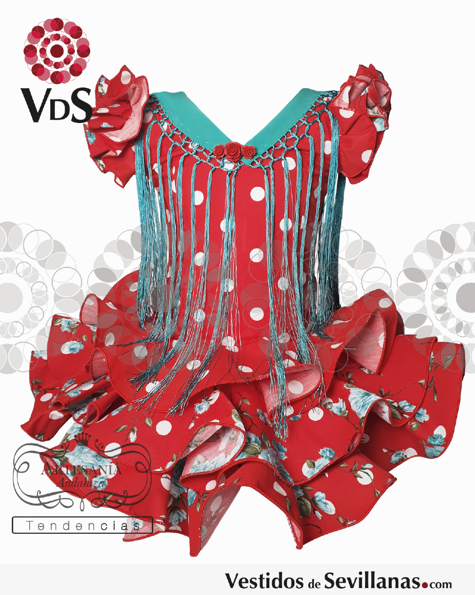 Trajes de flamenca lunares